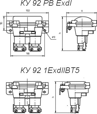 КУ-92 кнопка взрывозащищенная